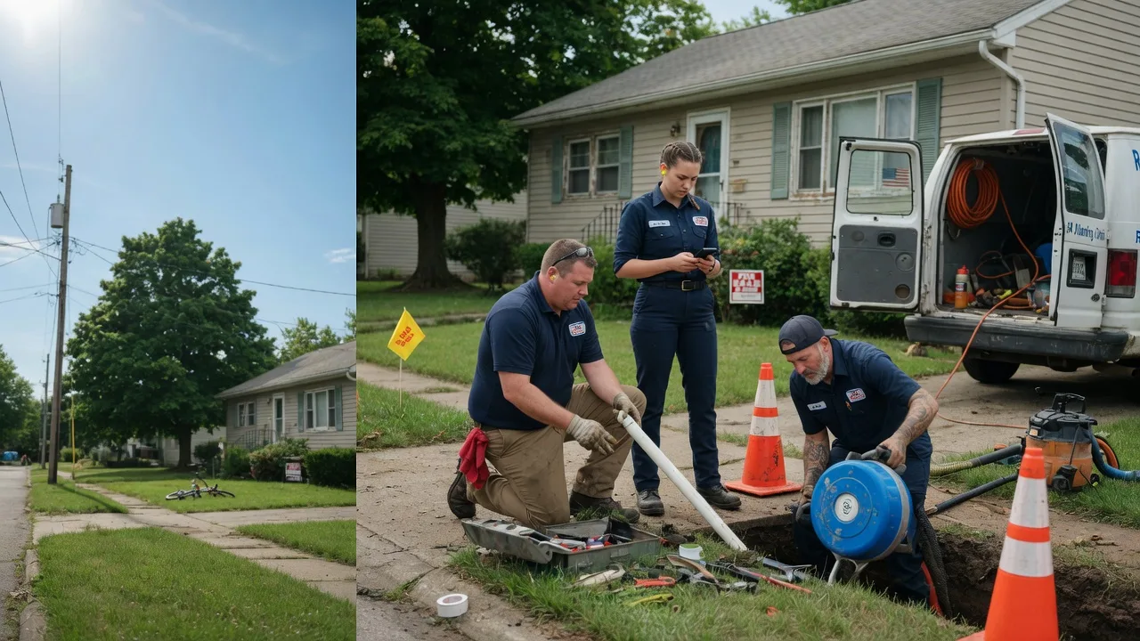 Sewer Line Repair in Maunie, IL near me